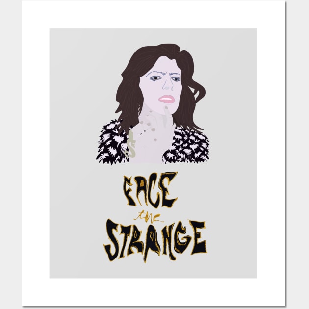 face the strange: bowie Wall Art by Good Noodle Thrift Co.